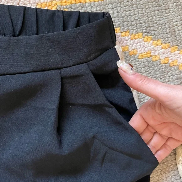 Emery Rose - Cream & Black Top And Pant Set - Small - Picture 7 of 8